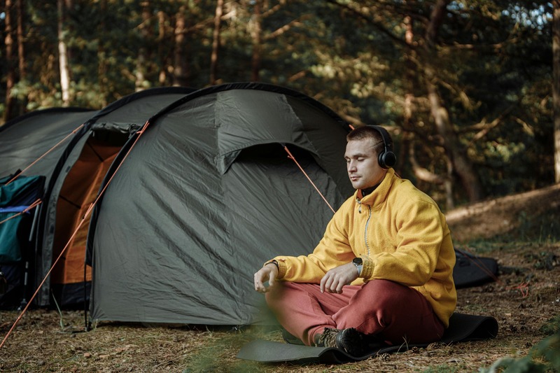 méditation en exterieur